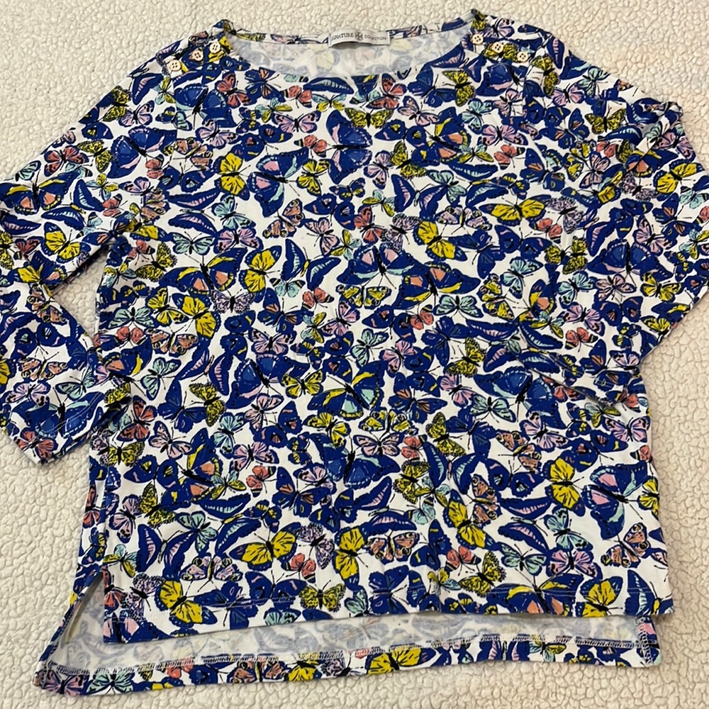 🟤Woman’s 3/4 sleeve top size large 12-14